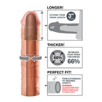 3" Mega Extension Penis Sleeve