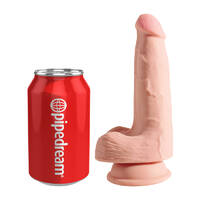 5" Realistic 3D Cock + Balls