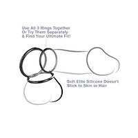 Silicone Cock Rings x3