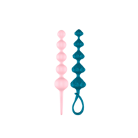 8" Anal Love Beads Twin Pack