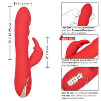 5" Heated Ultra Soft Rabbit Vibrator