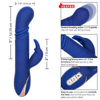 5" Heated Thrusting Rabbit Vibrator
