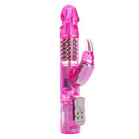 4.5" Beaded Rabbit Vibrator