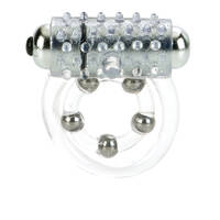 Maximum Beaded Vibrating Cock Ring
