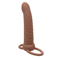 Rechargeable Ribbed Dual Penetrator