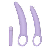 Vibrating Silicone Dilators x2