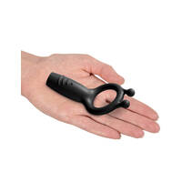 Vibrating Silicone Super Cock Ring