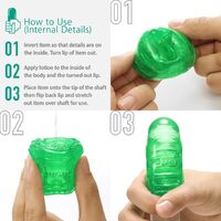 Uni Emerald Textured Stroker