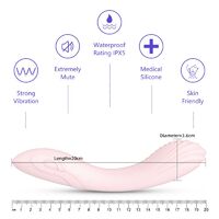 7.5" Flexible Silicone G Spot Vibrator