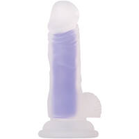 5.5" Glowing Purple Cock