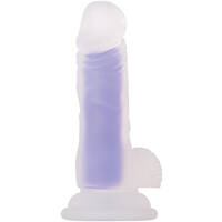 5.5" Glowing Purple Cock