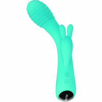 8" Aqua Bunny Rabbit Vibrator