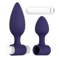Dynamic Duo Vibrating Butt Plugs