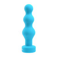 5" Vibrating Ribbed Butt Plug