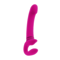 8.5" Vibrating Strapless Strap-On
