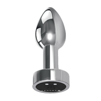 3" Vibrating Metal Butt Plug