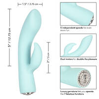 5" Pave Marilyn Rabbit Vibrator