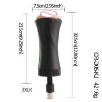3XLR Machine Masturbation Cup