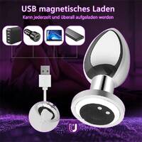 Metal Remote Vibrating Plug
