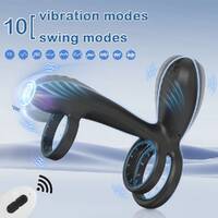 Twisting Vibrating Cock Ring