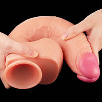 12" Natural Cock + Balls