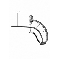 3.5" Chastity Cage + Urethral Sound