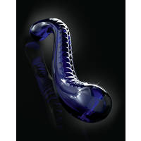 6.5"  Blue Glass Dildo