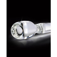 8.5" Wand Style Glass Dildo