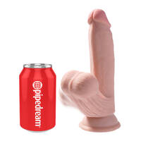7" 3D Cock + Swinging Balls