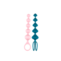 8" Anal Love Beads Twin Pack