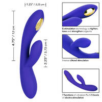 4.5" Rabbit Vibrator + E-Stim