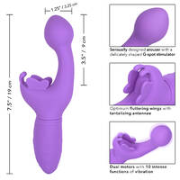 3.5" Butterfly Kiss G-Spot Vibrator