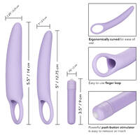 Vibrating Silicone Dilators x2