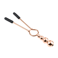Selopa BEADED NIPPLE CLAMPS - Rose Gold Rose Gold Nipple Clamps - Set of 2