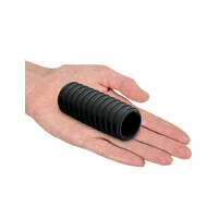 4" Ribbed Silicone Penis Sleeve