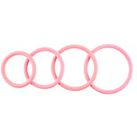 O Ring Cock Rings x4