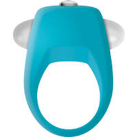 Teal Tickler Vibrating Cock Ring