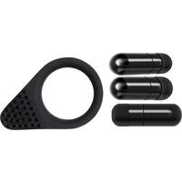 Black Knight Vibrating Cock Ring