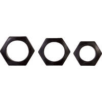 Lug Nuts Cock Rings Set x3