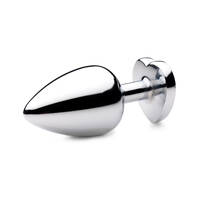 Gemstones Tiger's Eye Heart Large Anal Plug