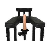 Master Series Enforcer Chair with Sex Machine Deluxe Restraint Chair with Mains Powered Sex Machine