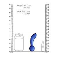 4.5" Blaze Glass Butt Plug