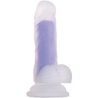 5.5" Glowing Purple Cock