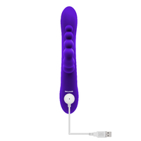 Evolved Lick Me Purple 24.8 cm USB Rechargeable Triple Stim Vibrator