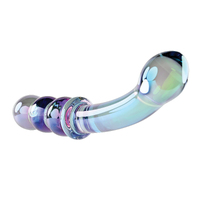 Galaxy Glass Wand Double Dildo