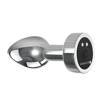 3" Vibrating Metal Butt Plug