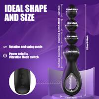 Rotating Vibrating Anal Beads