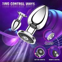 Butt Plug With Remote Vibration