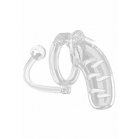 4.5" Chastity Cage + Plug