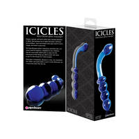7" Glass Anal Beads